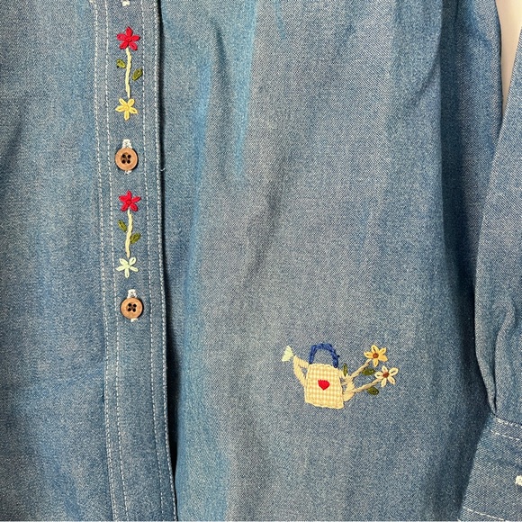 Gardy Secret Garden Button Down Shirt - Picture 4 of 7